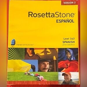Rosetta Stone Español Level 1 & 2 Version 3 software, NWT